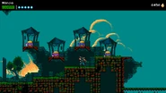 The Phobekins reunited at Forlorn Temple, in the 8-bit era.