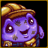 Claustro's 16-bit talk portrait icon.