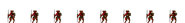 16-bit spritesheet of Barma'thazël pulling out a seed from his pocket.
