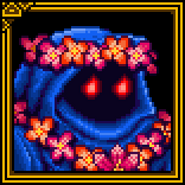 The Tikeeper's 16-bit talk portrait that appears while buying upgrades.