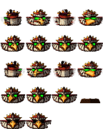 Spritesheet of the Voodoo Totem's eagle head.