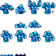 Snow Boulder Douche's 8-bit spritesheet.