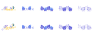 Spritesheet of Ninja receiving a Game Over while surfing with Ruxxtin.