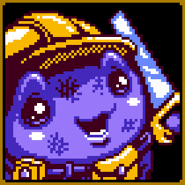 Claustro's 8-bit talk portrait icon.