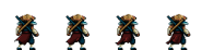 Ninja's 16-bit back spritesheet.
