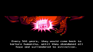 Music Box cutscene, depicting the Music Box being cursed.