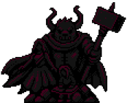 A statue representing the beast and young woman from the Voodoo Heart story.