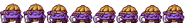 Claustro's 16-bit spritesheet.