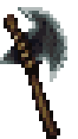 The hunter's axe from the Searing Crags story.