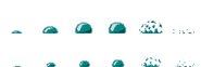 Spritesheet of water bubbles that appear while Octo is swimming in Ninja Village.