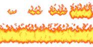 Spritesheet of the fire emitted between Barma'thazël's swords.