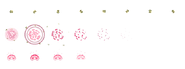 Spritesheet of Phantom's Mask shattering.