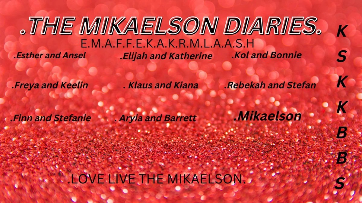 Season One The Mikaelsons Diaries Wiki Fandom
