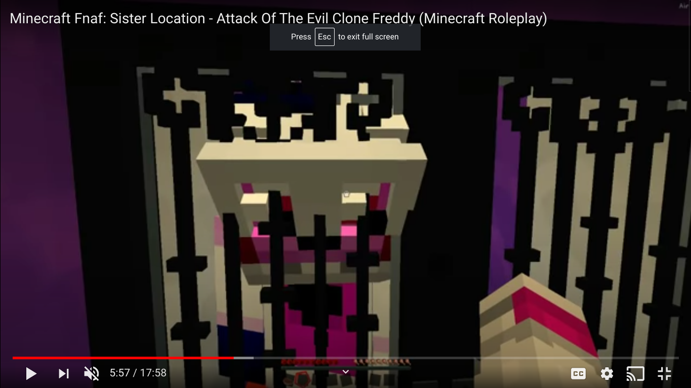 Minecraft (FNaF: Sister Location) - Full Horror Map