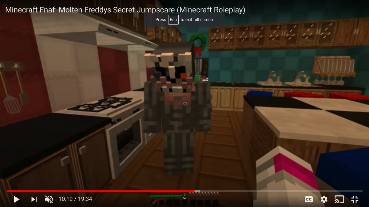 Fixed Molten Freddy!  Minecraft FNAF Roleplay 