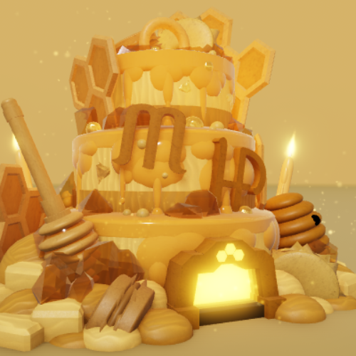 Honey Crunch Chiffon Cake [Honeycomb] – Peachy Bunny Mel