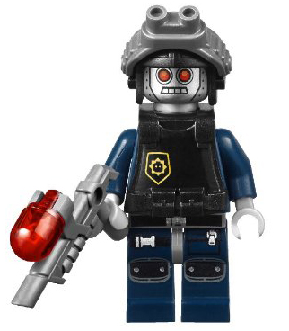 Lego MINIFIGURE Robo SWAT With Robot Goggles 