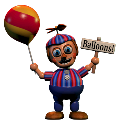 Villains Wiki - Ballon Boy Fnaf Ar, HD Png Download - vhv