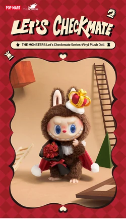 ぬいぐるみ LET'S CHECKMATE Vinyl Plush Doll THE MONSTERS Let's Checkmate Series-Vinyl Plush Doll