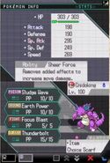 Nidoking Battle