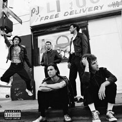 California-based alternative rock band The Neighbourhood poses on