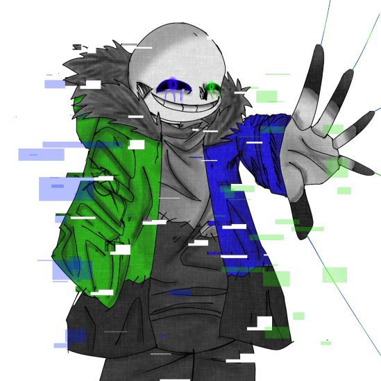 Fatal Glitch!Sans | ChaosVerse Wiki | Fandom