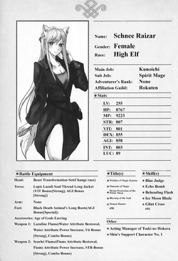 Schnee Raizar The New Gate Wiki Fandom Schnee Raizar The New Gate Wiki Fandom