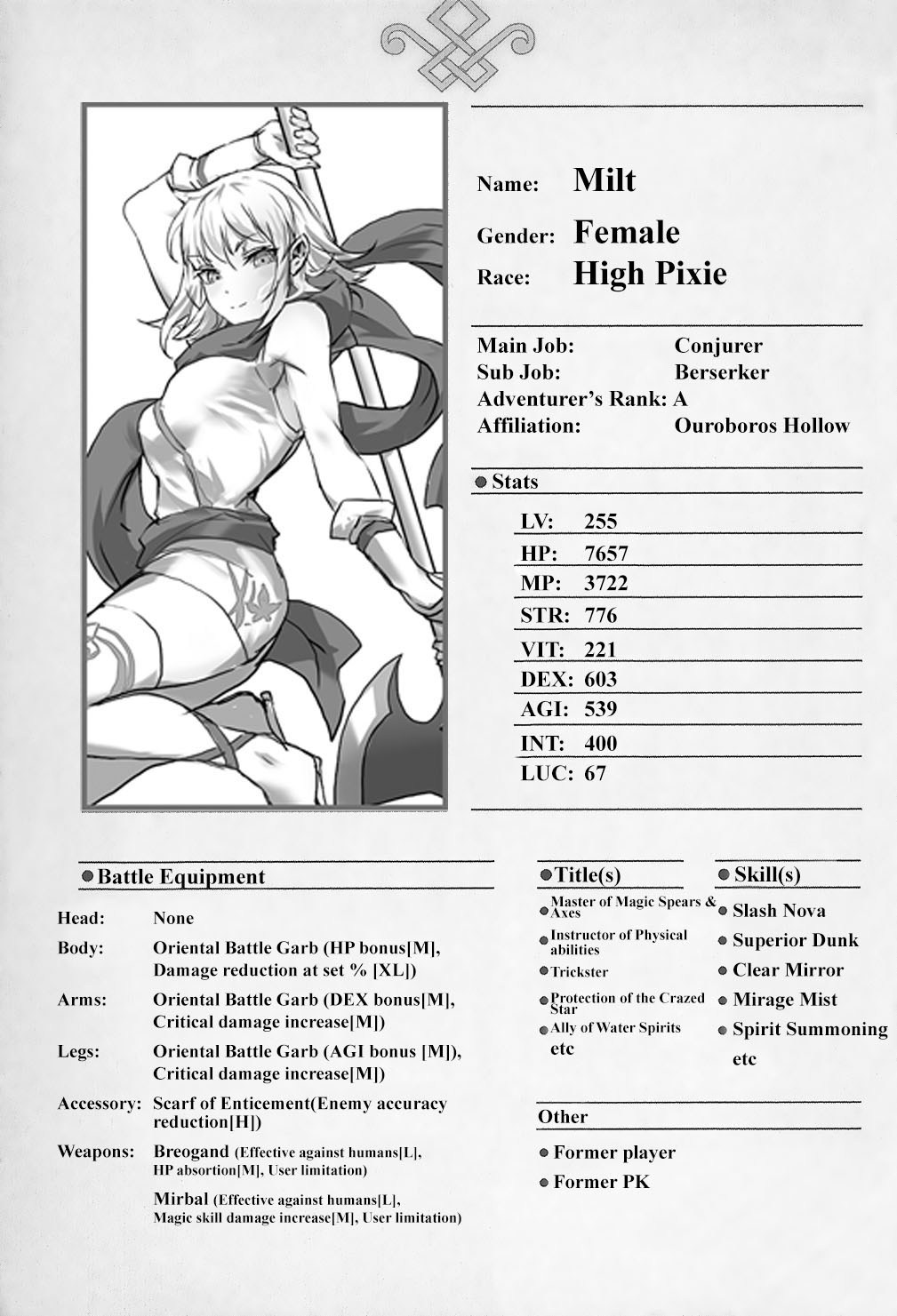 Milt The New Gate Wiki Fandom Milt The New Gate Wiki Fandom