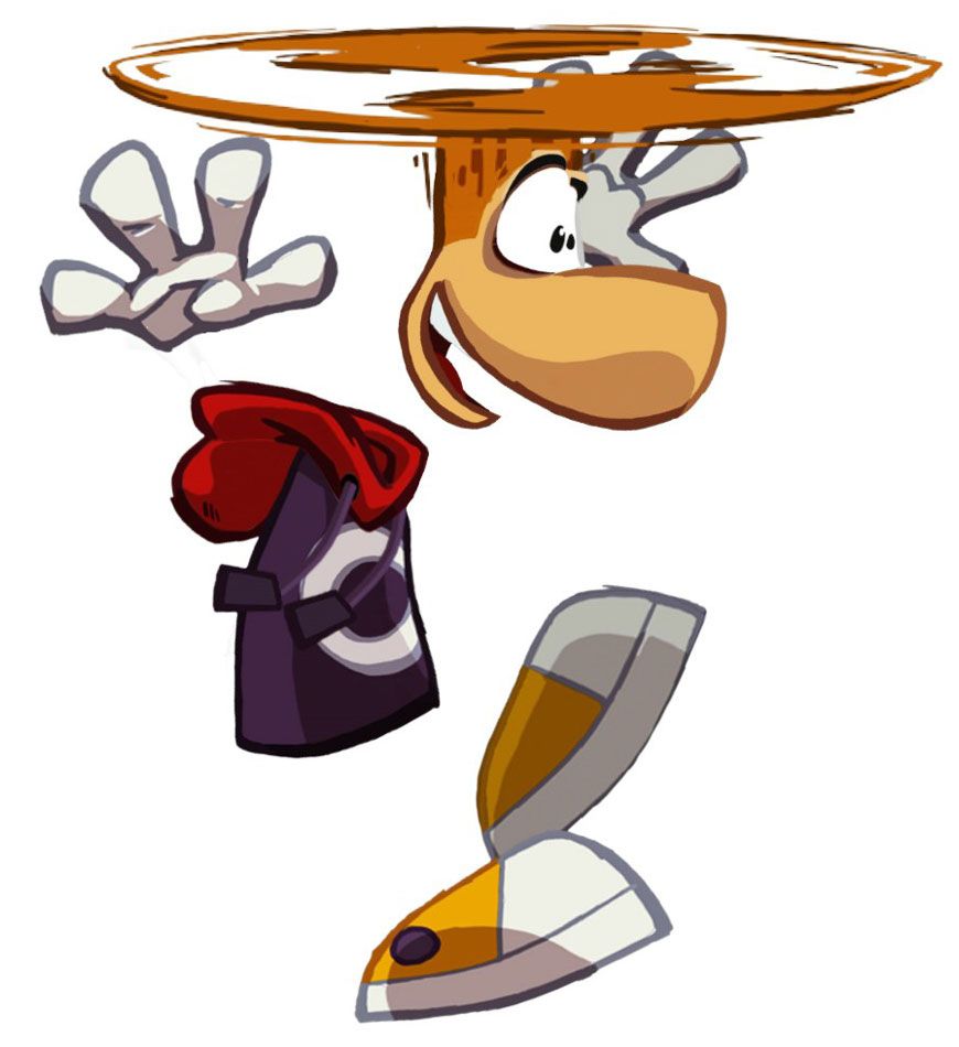 A Ray'ce to the Finish original Rayman Legends Art 