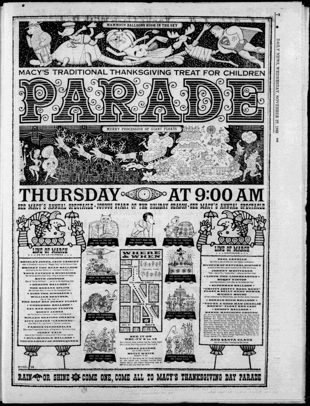 1968 Macy's Parade Balloons (TheEonAtrocious Version) The New Macy's