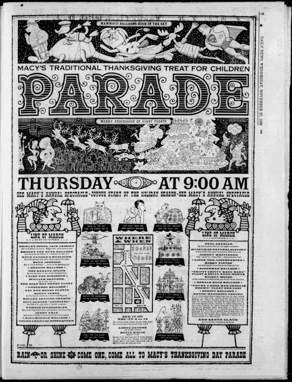 1968 Macy's Parade Balloons (TheEonAtrocious Version) The New Macy's