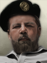 Eugène Terre'Blanche, the founder and leader of the notorious terroris