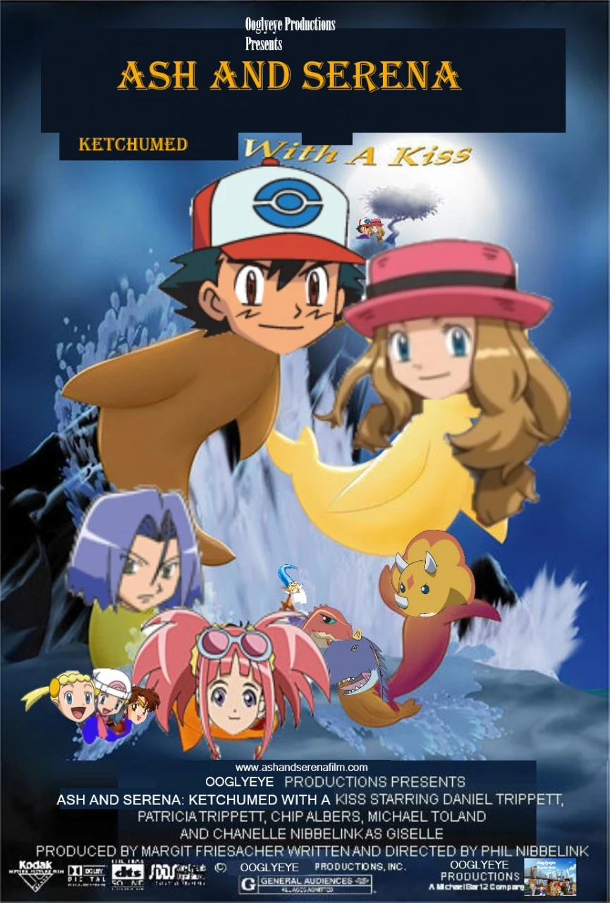 Ash And Serena Ketchumed With A Kiss The New Parody Wiki Fandom