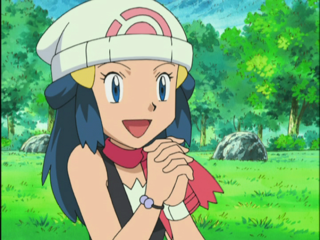 long hair, blue hair, solo, anime, anime girls, Pokémon, Dawn