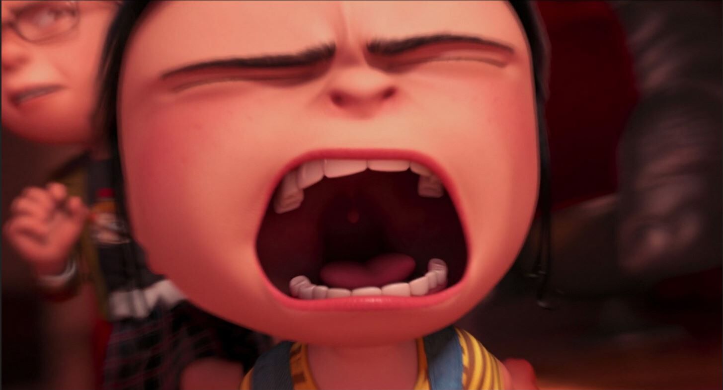 Agnes Despicable Me Crying