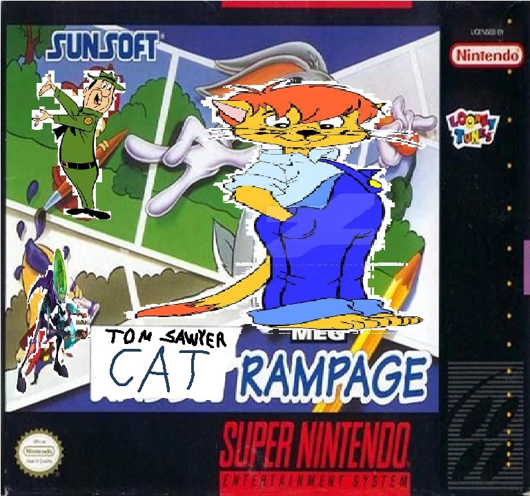 Tom Sawyer: Cat Rampage (Super Nintendo - 4000Movies Style) | The New ...