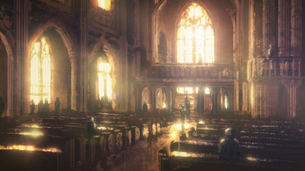 Speedpaint church interior by i netgrafx