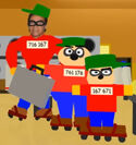 The Beagle Boys from DuckTaleZ