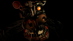 Molten Freddy from Freddy Fazbear's Pizzeria Simulator