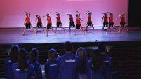 Wojdan Dance Academy rehearses their routine.