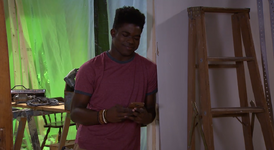LaTroy realizes that Sloane was texting from Amy's phone.