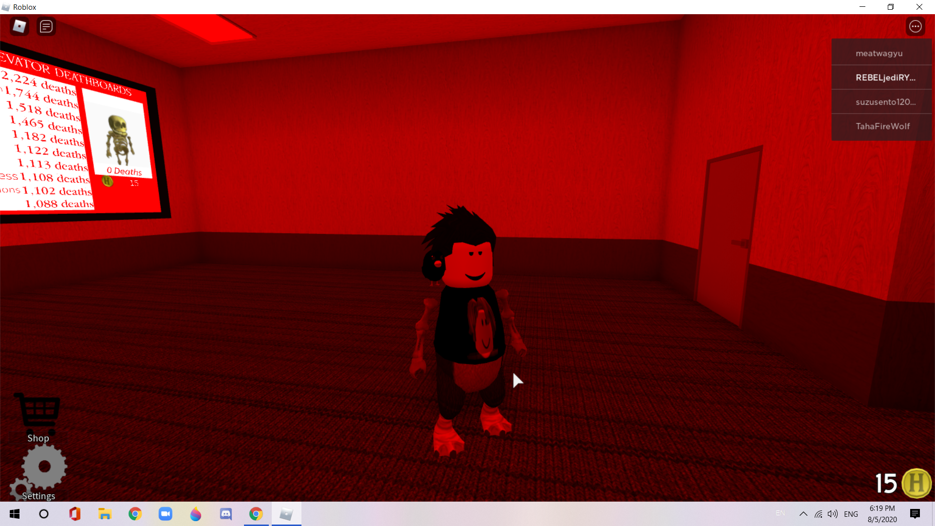 The Secret Lobby The Normal Elevator Wiki Fandom - roblox the normal elevator remastered code