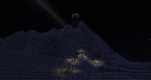 Durin's Tower at night