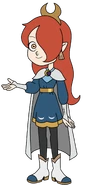 Amity in her Hecate costume for Halloween in "Thanks to Them".