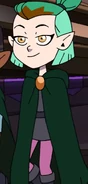 Amity wearing a cloak in "Escaping Expulsion".