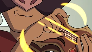 Head Witch Raine Whispers using bard magic...