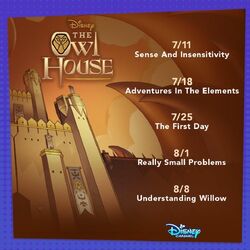 Season 1 Episode Titles!, The Owl House