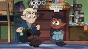 Hunter and Gus in "Labyrinth Runners"