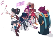 Season 2 Day 5 Countdown artwork by Dana Terrace