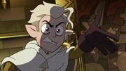 Hunter is furious at Luz for trapping them in Belos' mind.